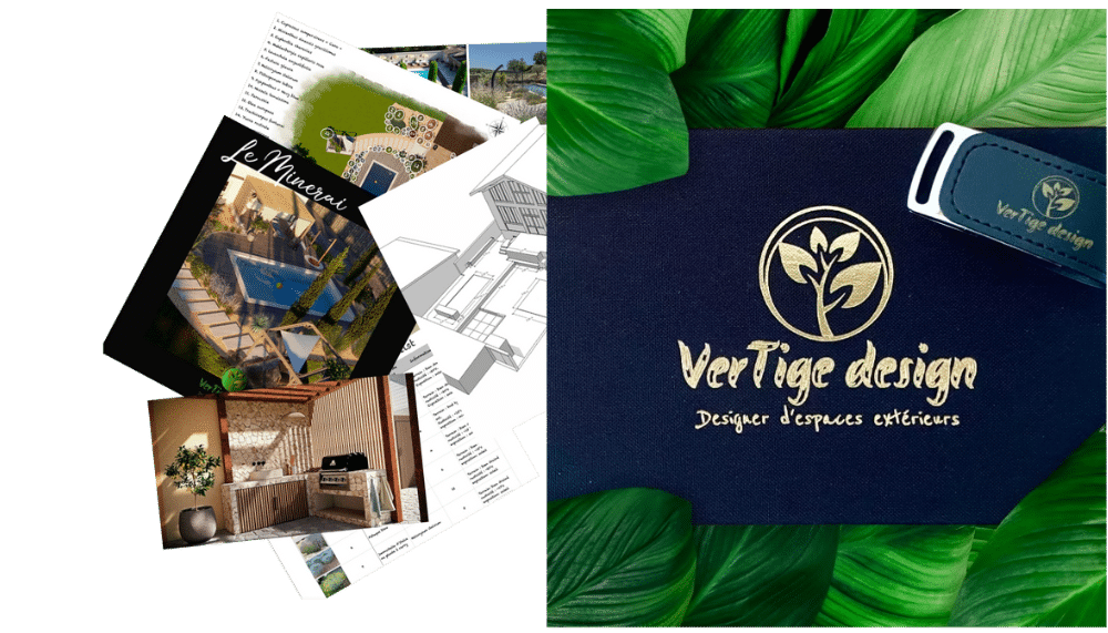 Livrables sur clé Usb par paysagiste en ligne