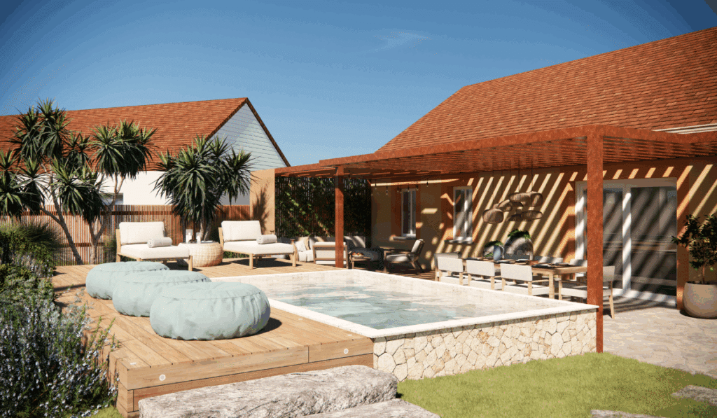 Maison 3D avec piscine La Milesse