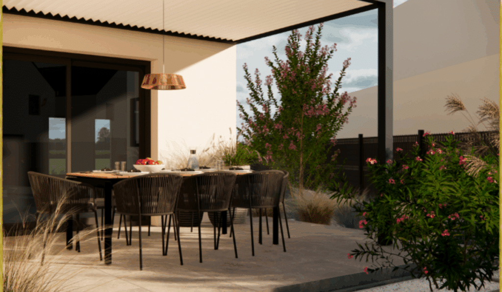 ombre terrasse pergola bioclimatique