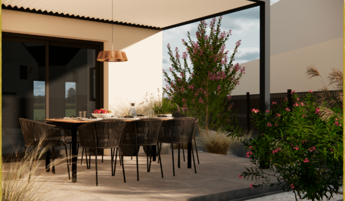 Salon de jardin 3D à Saint jean de Linières