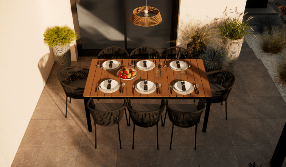 Salon de jardin 3D à Saint jean de Linières