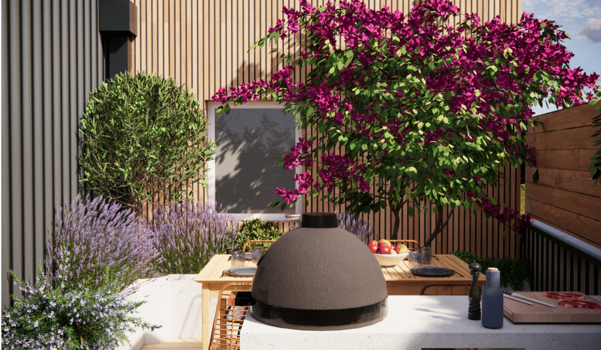 Table de jardin sur balcon 3D à Sainte Jammes sur Sarthe