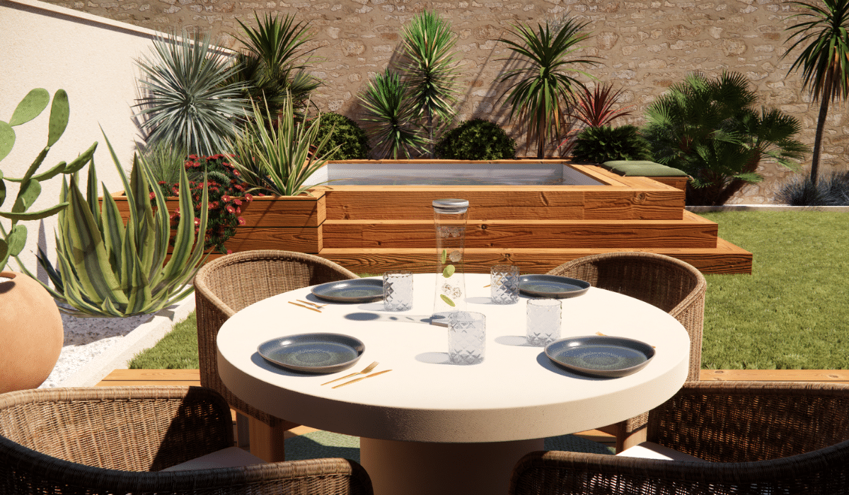 Terrasse 3D à Bordeaux