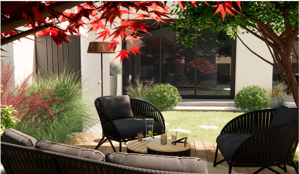 Terrasse 3D à Saint jean de Linières