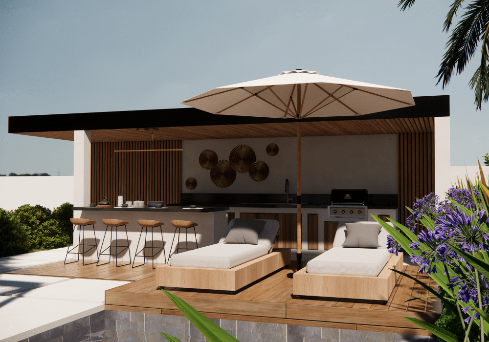 jardin 3D détente Antibes