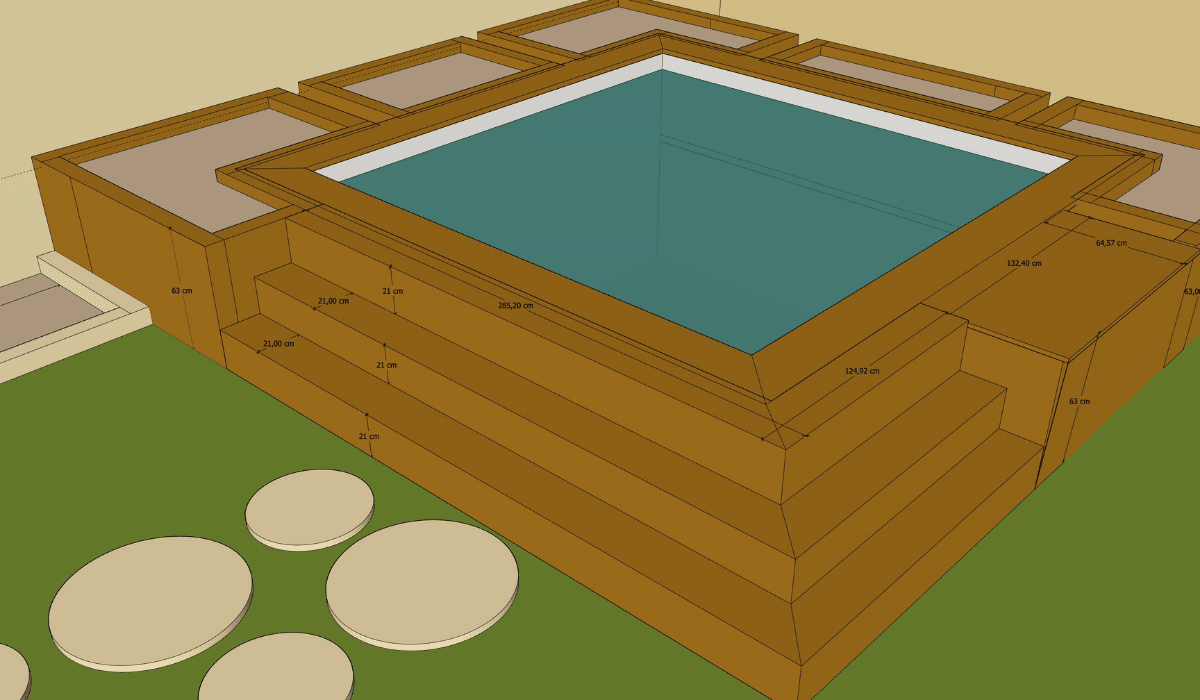 piscine 2D à Bordeaux