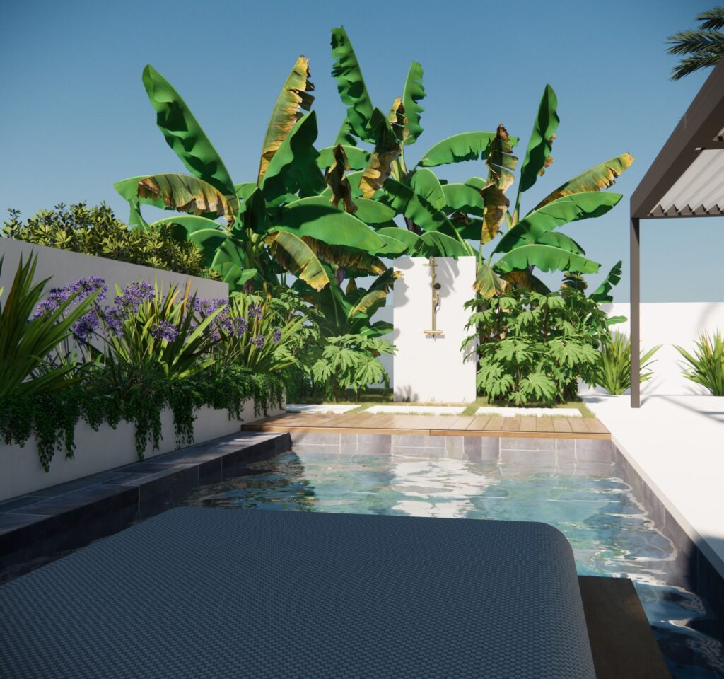 jardin exotique 3D