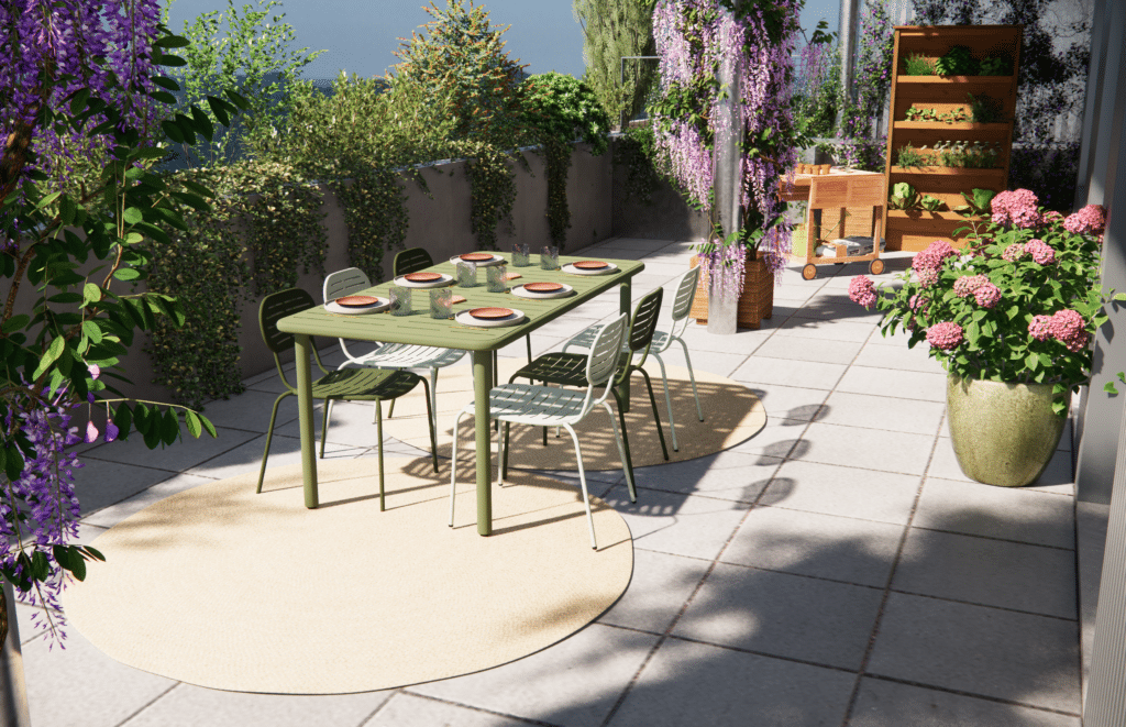 aménager son balcon avec du mobilier adéquate