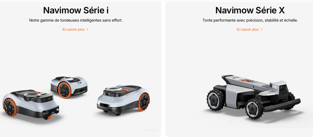 Navimow-Segway : Robot tondeuse 2026